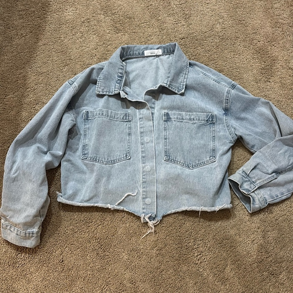 Denim shirt/jacket size large